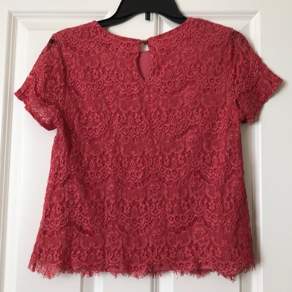 Lily White Coral Lace Top - Picture 2 of 4